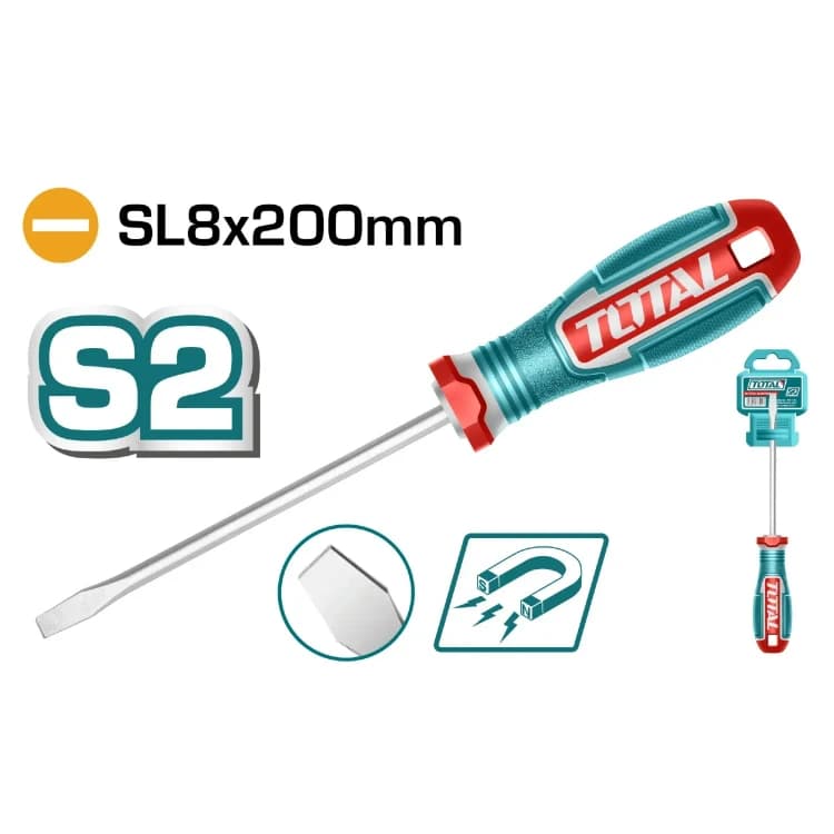 پیچ گوشتی توتال دوسو 20 سانتی SL8 توتال مدل TSDSL8200