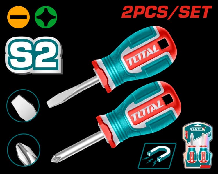 ست پیچ گوشتی توتال مشتی 2 عددی مدل TKSDS2226