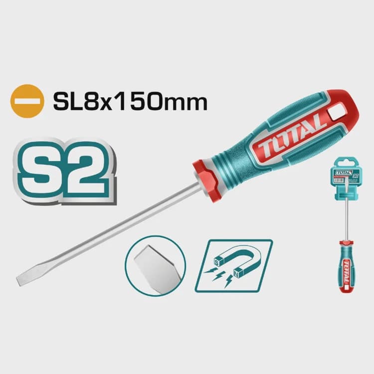 پیچ گوشتی توتال دوسو 15 سانتی SL8 مدل TSDSL8150 — تصویر ۲