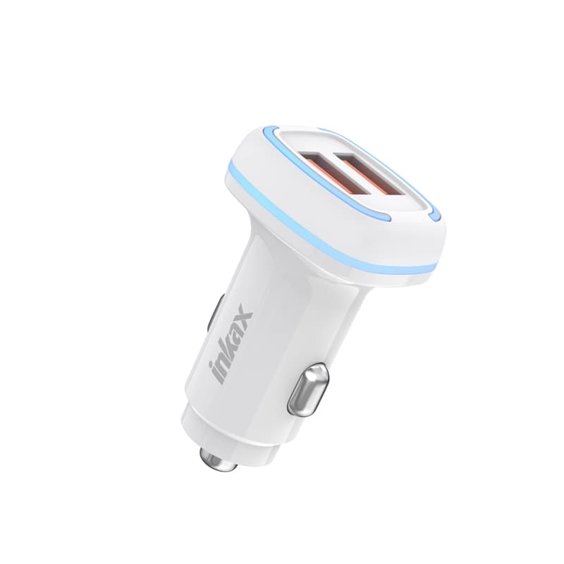 شارژر فندکی INKAX CA-07 2PORT QC3.0 30W — تصویر ۳