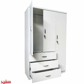 کمد لباس کد CL07 با جنس ملامینه — تصویر ۷