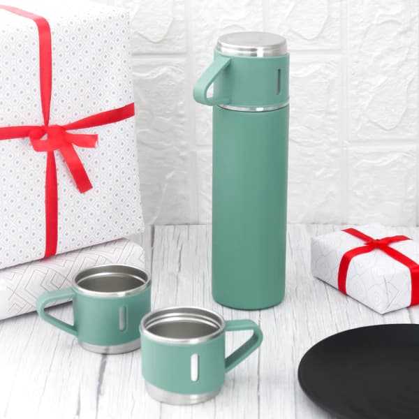 فلاسک 3 لیوانه مدل کادویی Vacuum Flask Set — تصویر ۴
