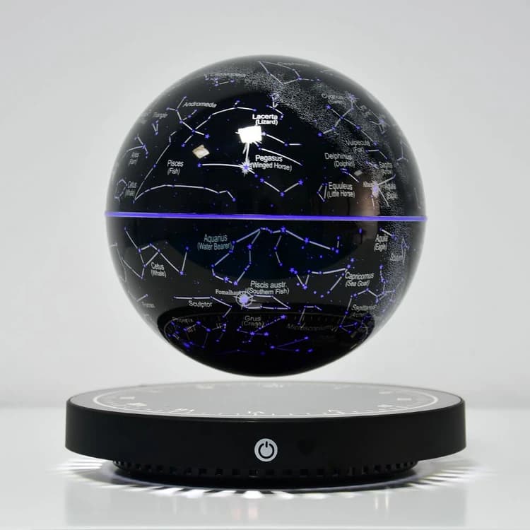 کره صور فلکی مغناطیسی معلق مدل کهکشان کد 22|HCNT Levitating LED Star Globe — تصویر ۴