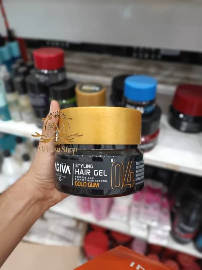 ژل مو آگیوا شماره 04 مدل gold gum حجم 700 میل — تصویر ۲