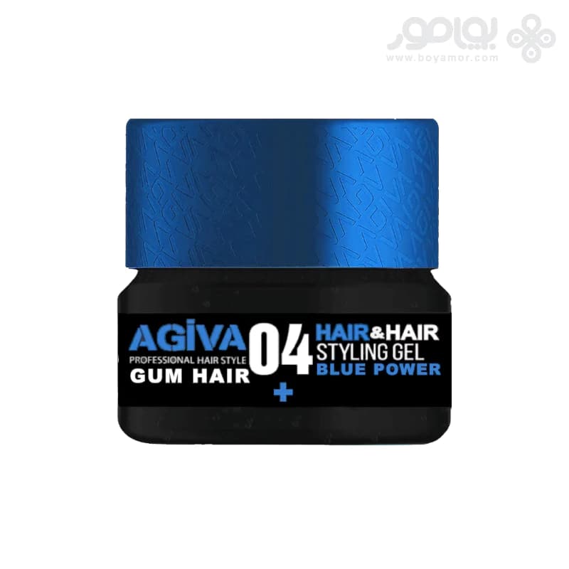 ژل مو آگیوا شماره 04 مدل blue power حجم 200 میل — تصویر ۳
