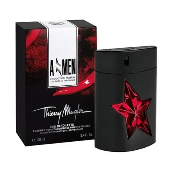 عطر مردانه تیری موگلر آنجل من قرمز ادو تویلت Thierry Mugler A*Men Rubber Flask Red Eau de Toilette — تصویر ۲
