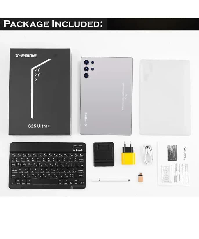 تبلت Xprime مدل S25 Ultra Plus ظرفیت 64 گیگ رم 4 واقعی با کیبورد ۱۰.۱ اینچ (آگهی) — تصویر ۱۰