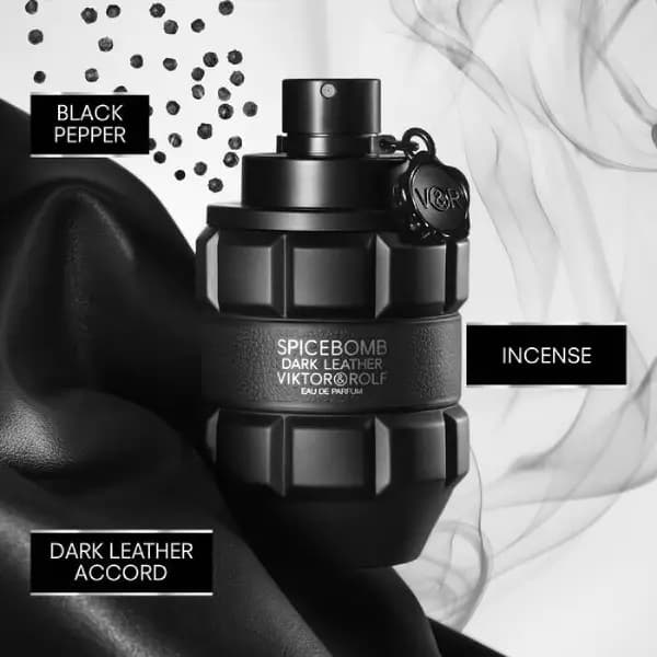 عطر مردانه ویکتور اند رولف اسپایس بمب دارک لدر ادو پرفیوم Viktor & Rolf Spicebomb Dark Leather Eau de Parfum — تصویر ۳