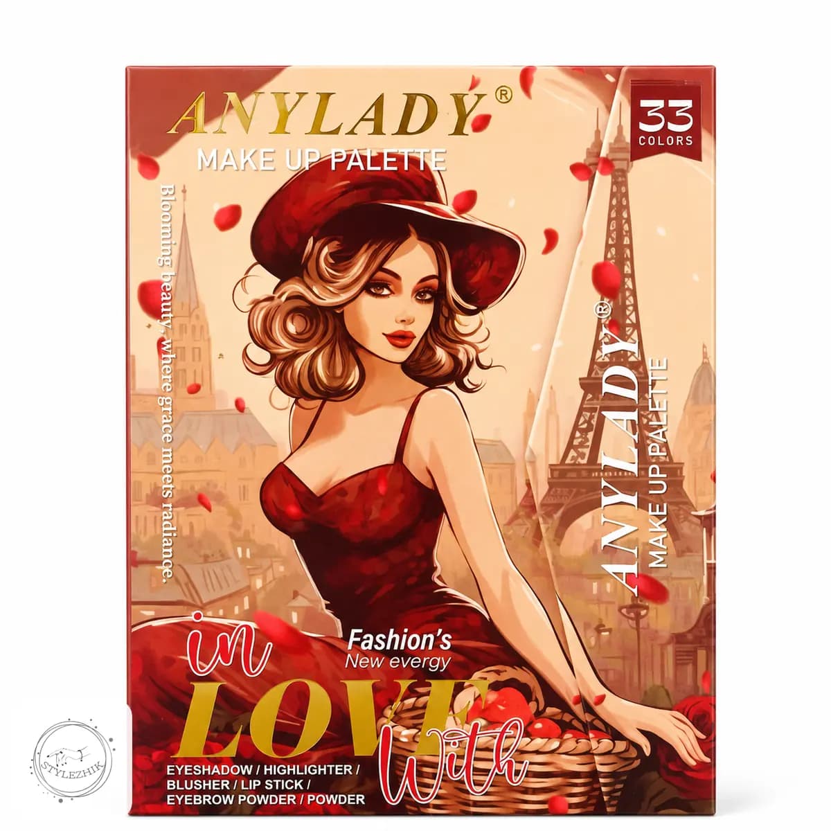 پالت آرایشی چندکاره آنی لیدی AnyLady سایه چشم، رژگونه و هایلایتر