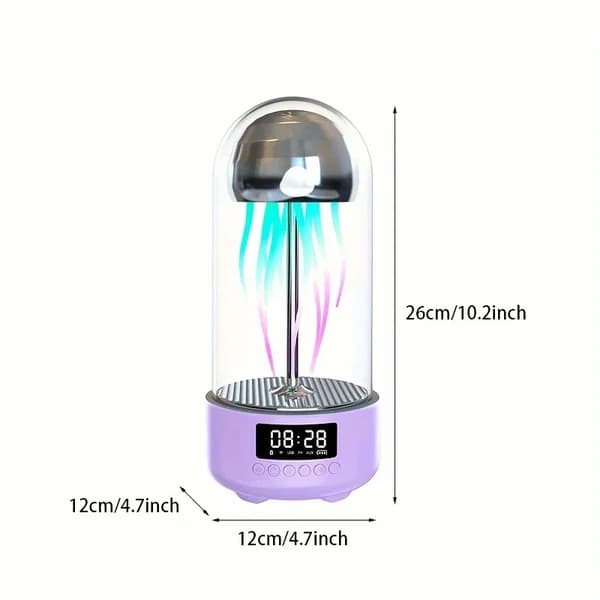 چراغ خواب اسپیکر قابل حمل عروس دریایی مدل Jellyfish اصل — تصویر ۵