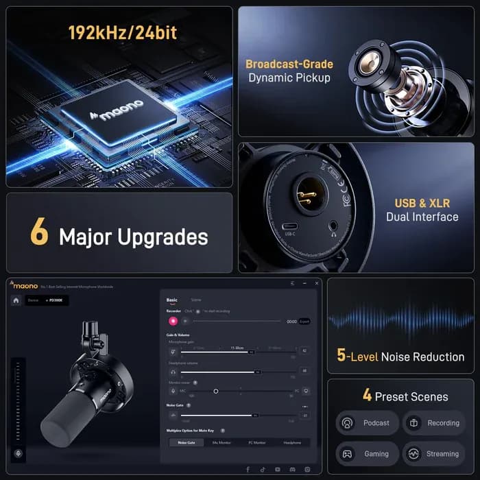 میکروفن Maono PD300XS — تصویر ۸