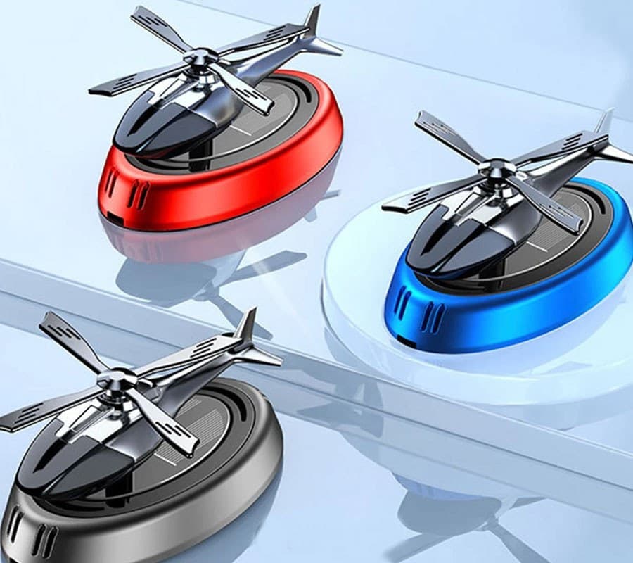 خوشبوکننده ماشین خورشیدی مدل هلیکوپتری ا Hellicopter Solar Humidi — تصویر ۵