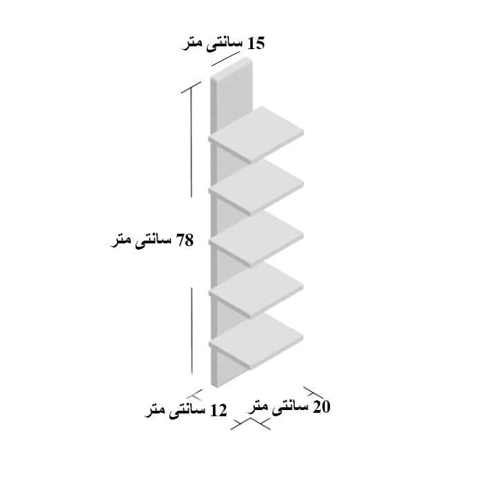 شلف دیواری مدل SD020 — تصویر ۵