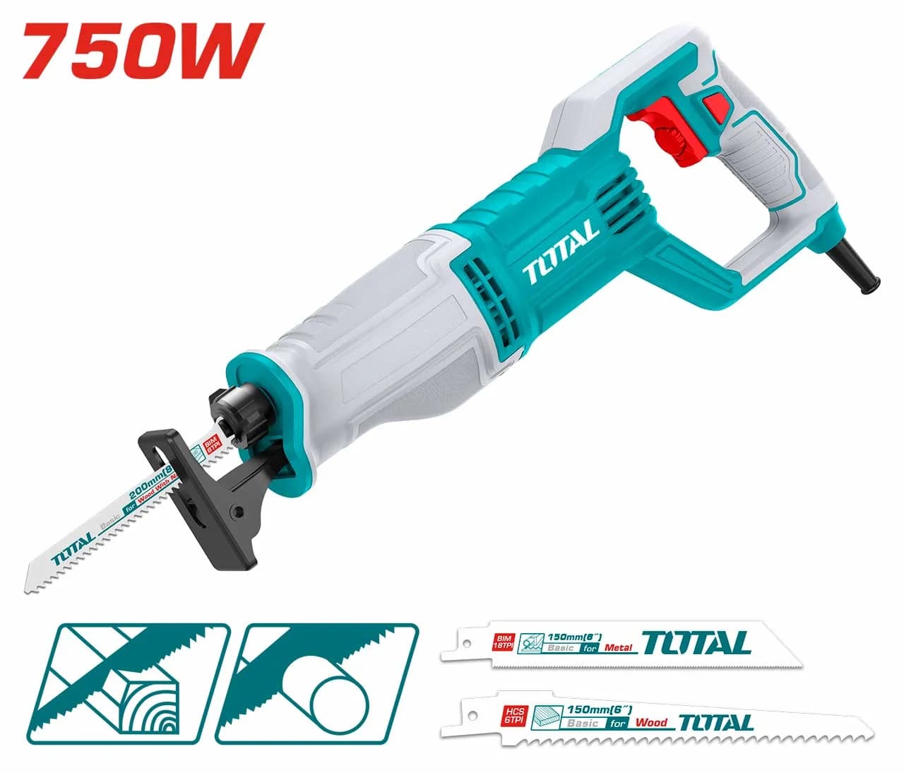 افقی بر توتال 750 وات مدل TS100756