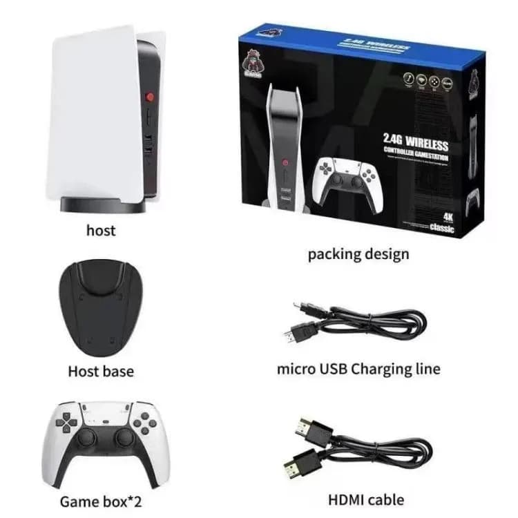 کنسول بازی کلاسیک 4K مدل PS5 با دسته بازی بی سیم — تصویر ۱۱