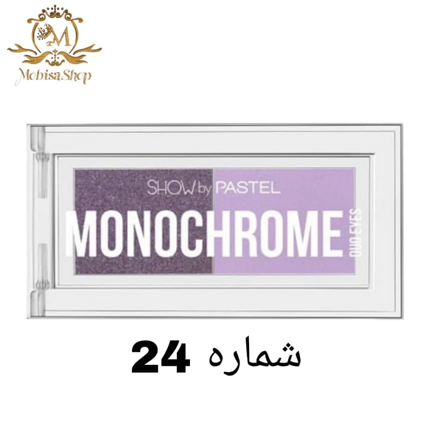 پالت سایه چشم دوتایی ShowByPastel Monochrome Eyes شماره 24