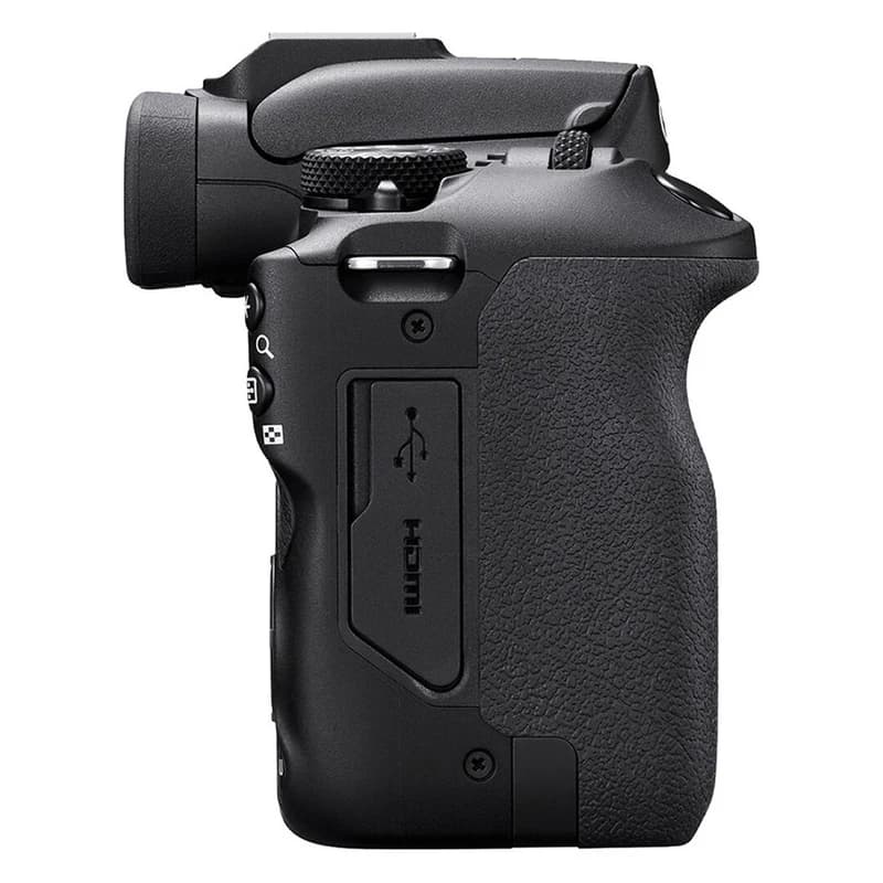 دوربین بدون آینه کانن کد EOS R100، حسگر APS-C با دقت موثر 24.1 مگاپیکسل، عکاسی پیاپی 6.5 فریم‌بر‌ثانیه، فیلم‌برداری با رزولوشن 4K UHD و Full HD، نمایشگر ثابت، همراه با لنز 18 – 45 میلی‌متری با ب — تصویر ۶