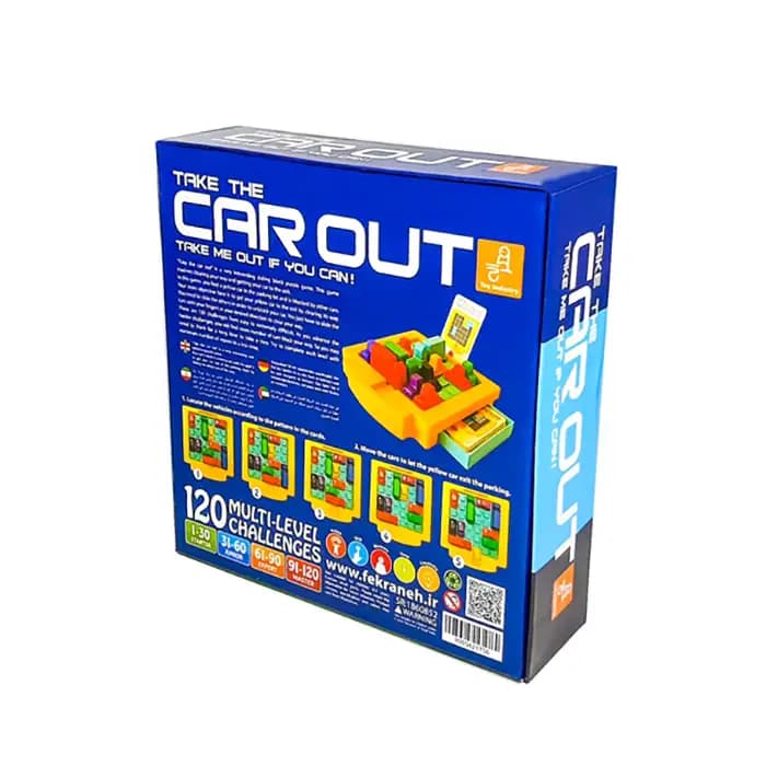بازی فکری دقت و تمرکز کاروات Car out مناسب رده سنی +7 — تصویر ۴
