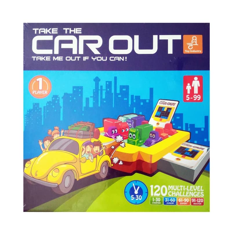 بازی فکری دقت و تمرکز کاروات Car out مناسب رده سنی +7 — تصویر ۵