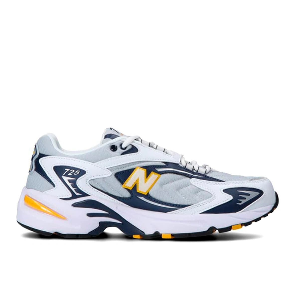 کتونی نیوبالانس سرمه ای زرد مدل New Balance 725 — تصویر ۲
