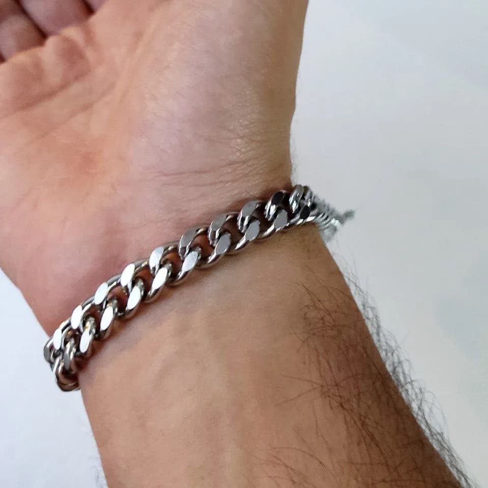 دستبند مردانه استیل کارتیر — تصویر ۴