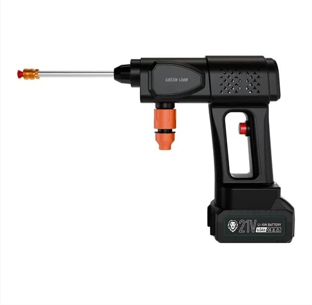 کارواش شارژی 21 ولت گرین لاین مدل Green Lion 21V Cordless Pressure Wash Gun — تصویر ۷