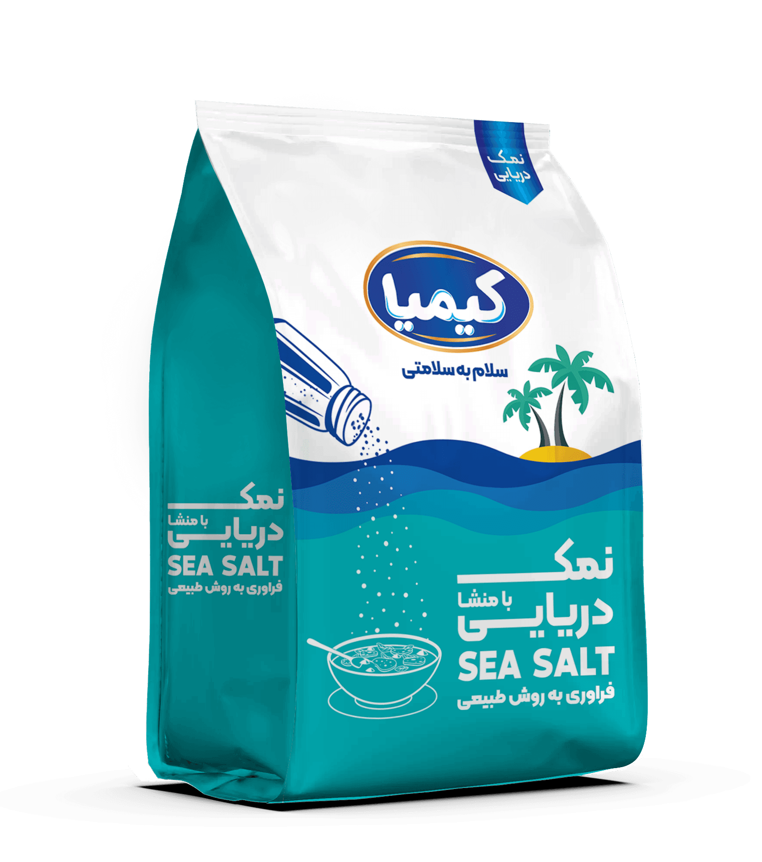 نمک دریایی کیمیا پک ۵ عددی