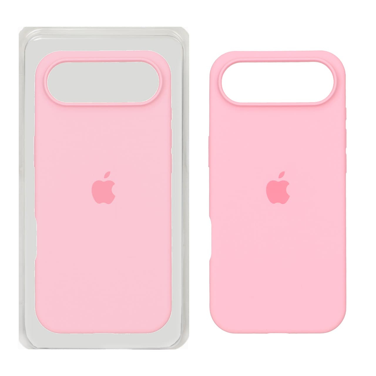 قاب iPhone 17 Air سیلیکونی پاک کنی اورجینال صورتی