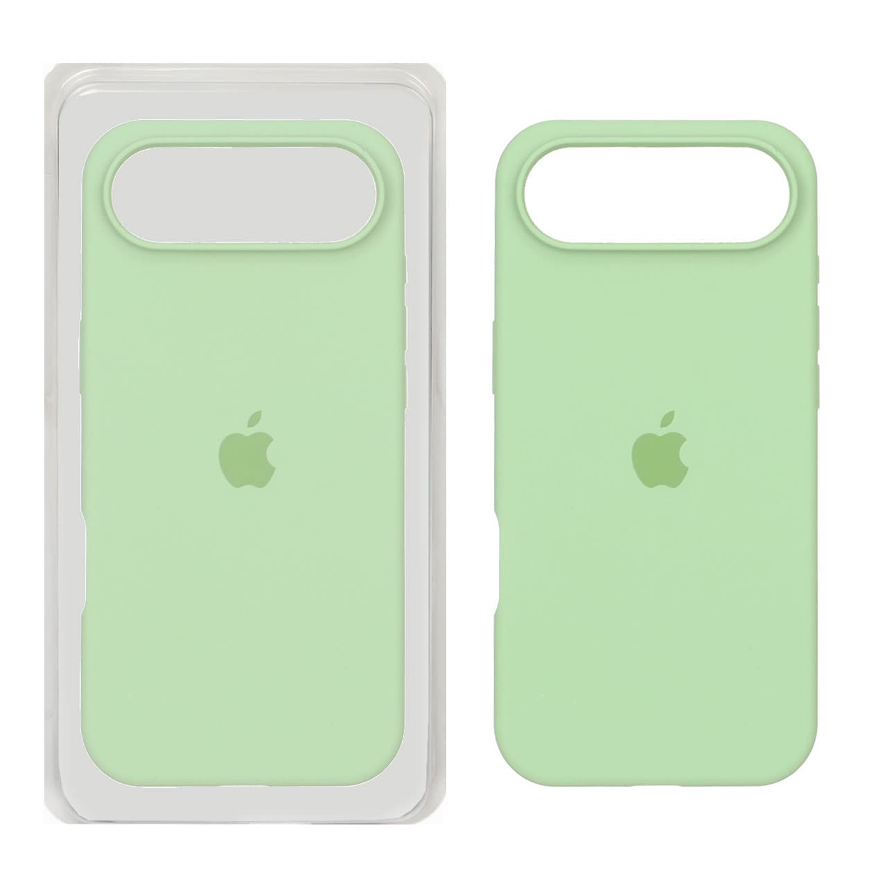 قاب iPhone 17 Air سیلیکونی پاک کنی اورجینال سبز روشن