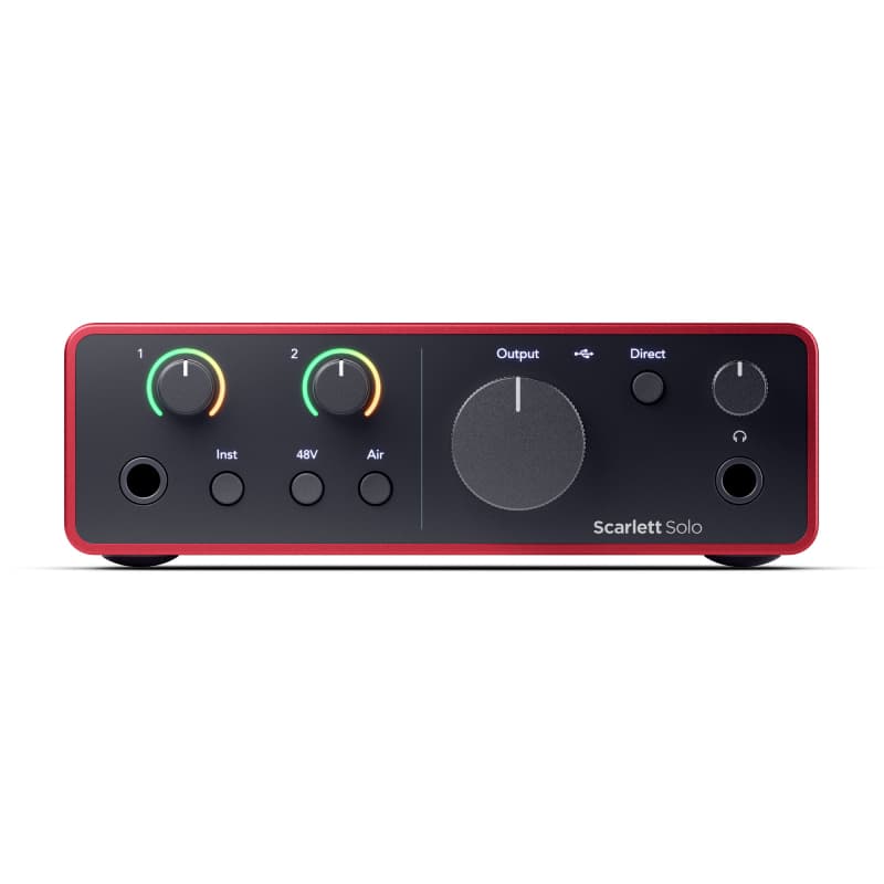 کارت صدا فوکوسرایت Focusrite Scarlett Solo 4th Gen — تصویر ۶