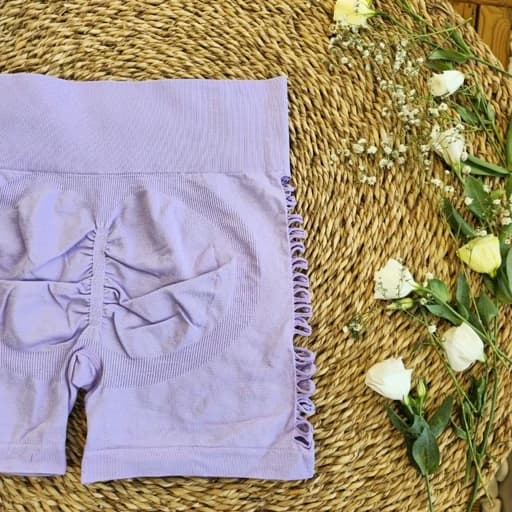 شورتک ورزشی زنانه زاپ دار سیملس رنگبندی متنوع — تصویر ۷