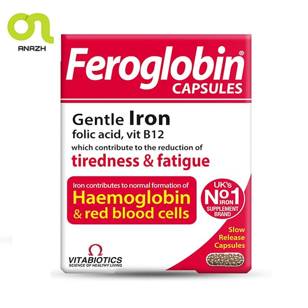 فروگلوبین ویتابیوتیکس | Vitabiotics Feroglobin Capsules-اناژ