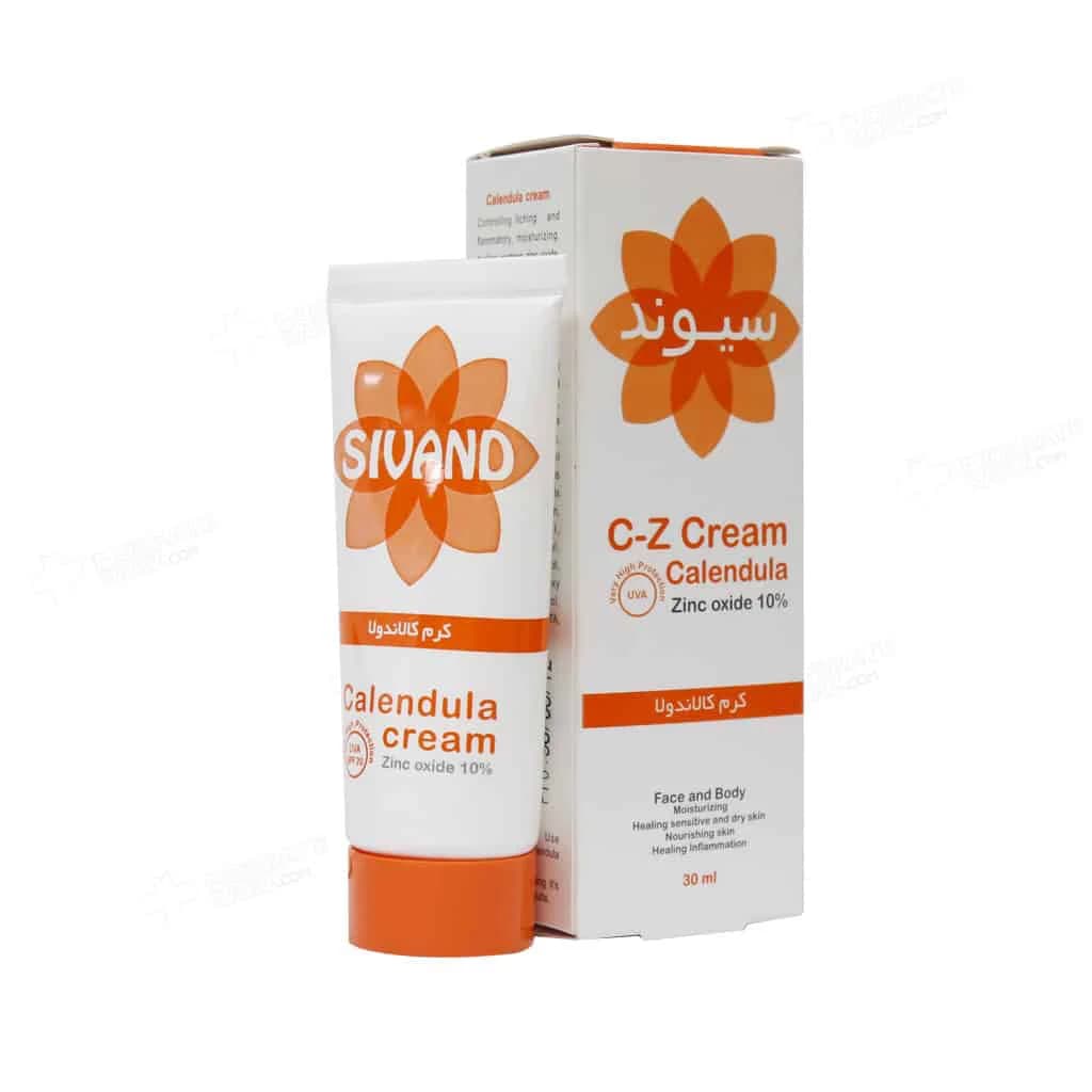 کرم کالاندولا سیوند حاوی زینک وکالاندولا (CZ Cream ) | 30 میلی لیتر
