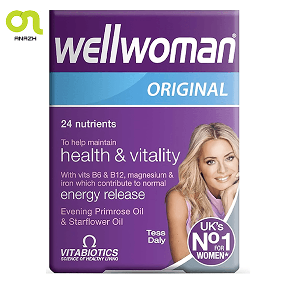 ول وومن ویتابیوتیکس VITABIOTICS WELLWOMAN ORIGINAL مولتی ویتامین خانم ها اصل انگلستان انقضا 2027-اناژ