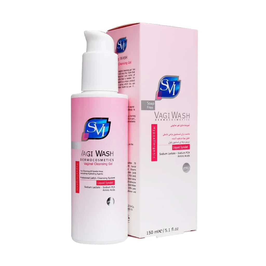 ژل بهداشتی روزانه بانوان اس وی آی مدل vagi wash حجم 150 میلی لیتر — تصویر ۴