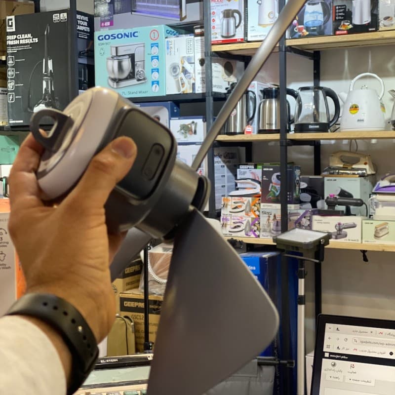 پنکه سقفی شارژی چراغ دار پرودو مدل PDRSF12KGY — تصویر ۷