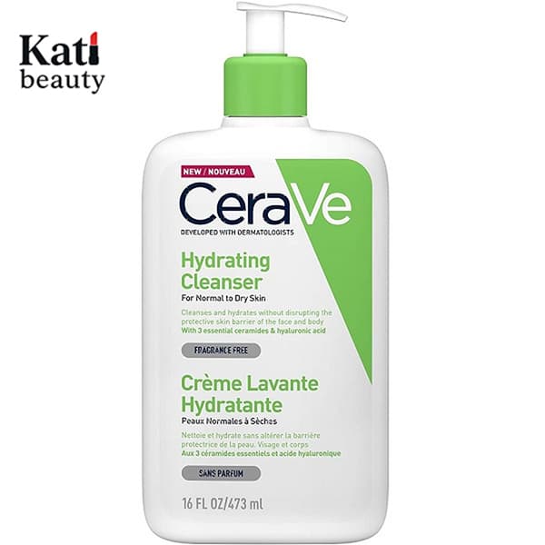 ژل شستشو هیدراتینگ سراوی CERAVE حجم 437 میل مدل HYDRATING CLEANSER-اناژ