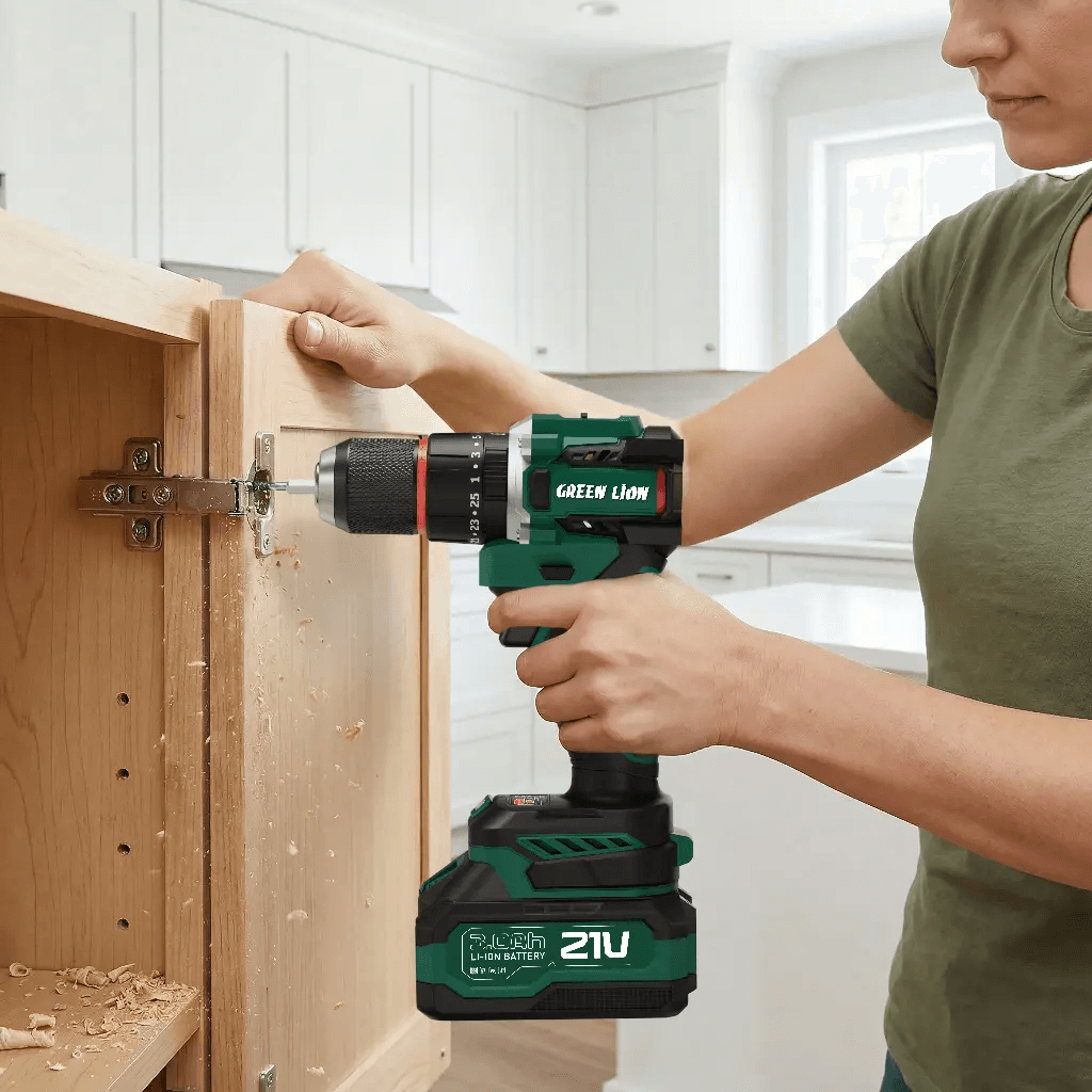 دریل چکشی شارژی 21 ولت گرین لاین مدل GD-16 Pro — تصویر ۷