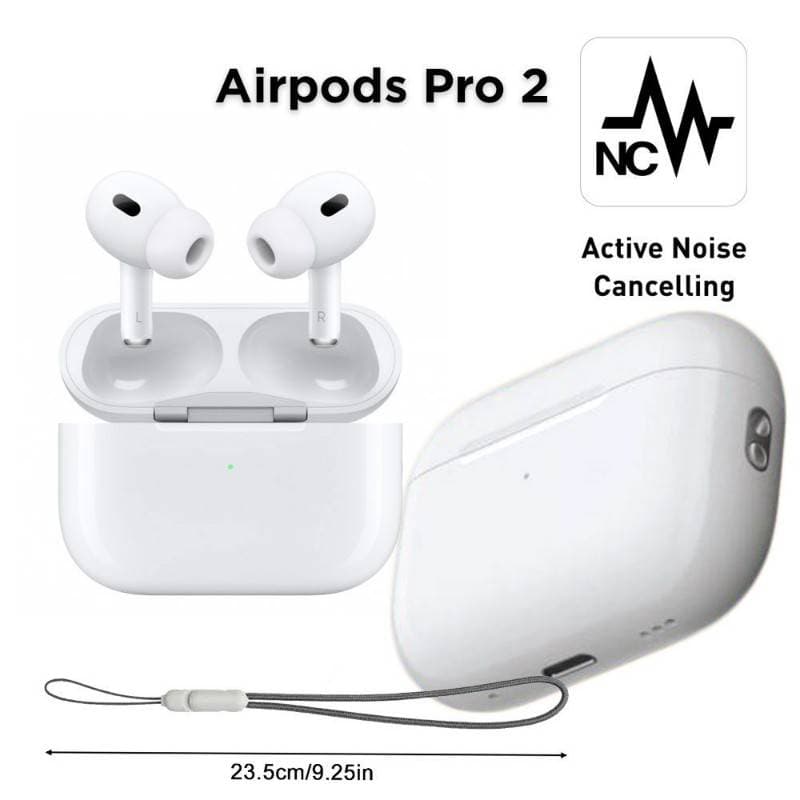 هدفون بی سیم اپل مدل AirPods Pro 2 (های کپی) — تصویر ۳
