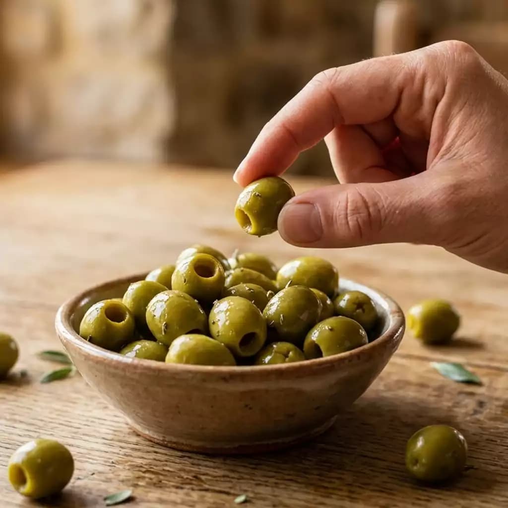 زیتون شور درشت بی هسته ۵۰۰ گرمی — تصویر ۵