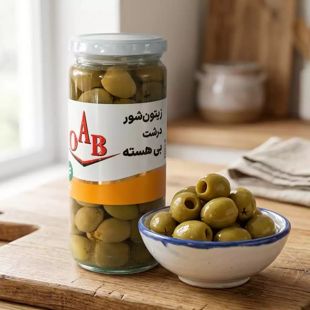 زیتون شور درشت بی هسته ۵۰۰ گرمی — تصویر ۶