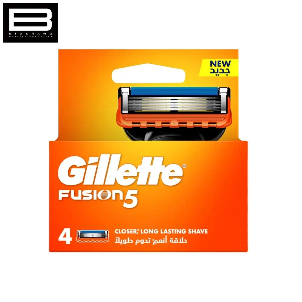 يدك تيغ ژيلت فيوژن 5تيغ 4 عددي-GILLETTE — تصویر ۲