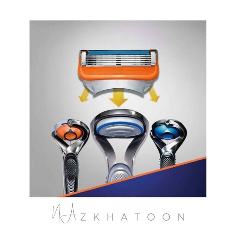 يدك تيغ ژيلت فيوژن 5تيغ 4 عددي-GILLETTE — تصویر ۱۱