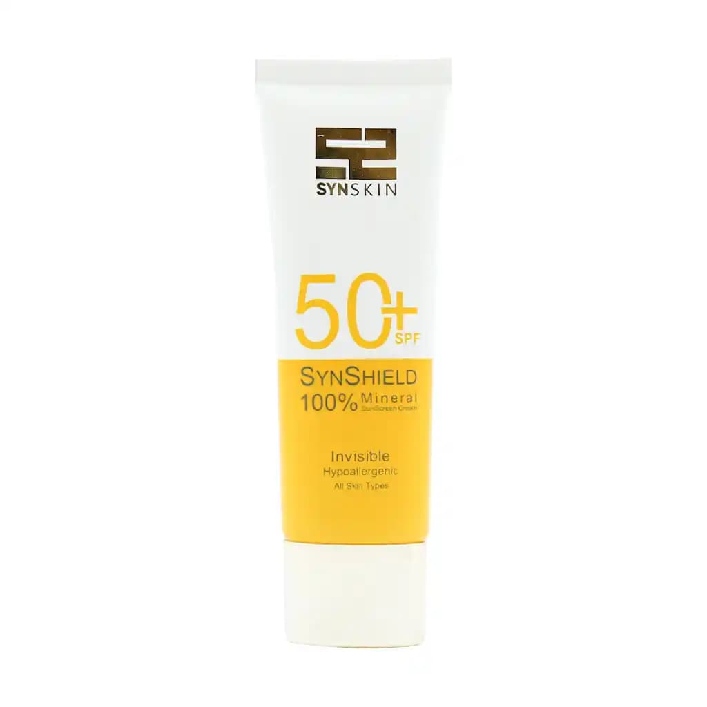 کرم ضد آفتاب مینرال ساین شیلد SPF50 ساین اسکین مناسب انواع پوست | 50 گرم — تصویر ۳