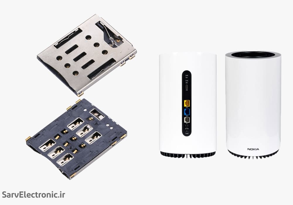 سوکت سیمکارت مودم Nokia مدل FastMile 5G