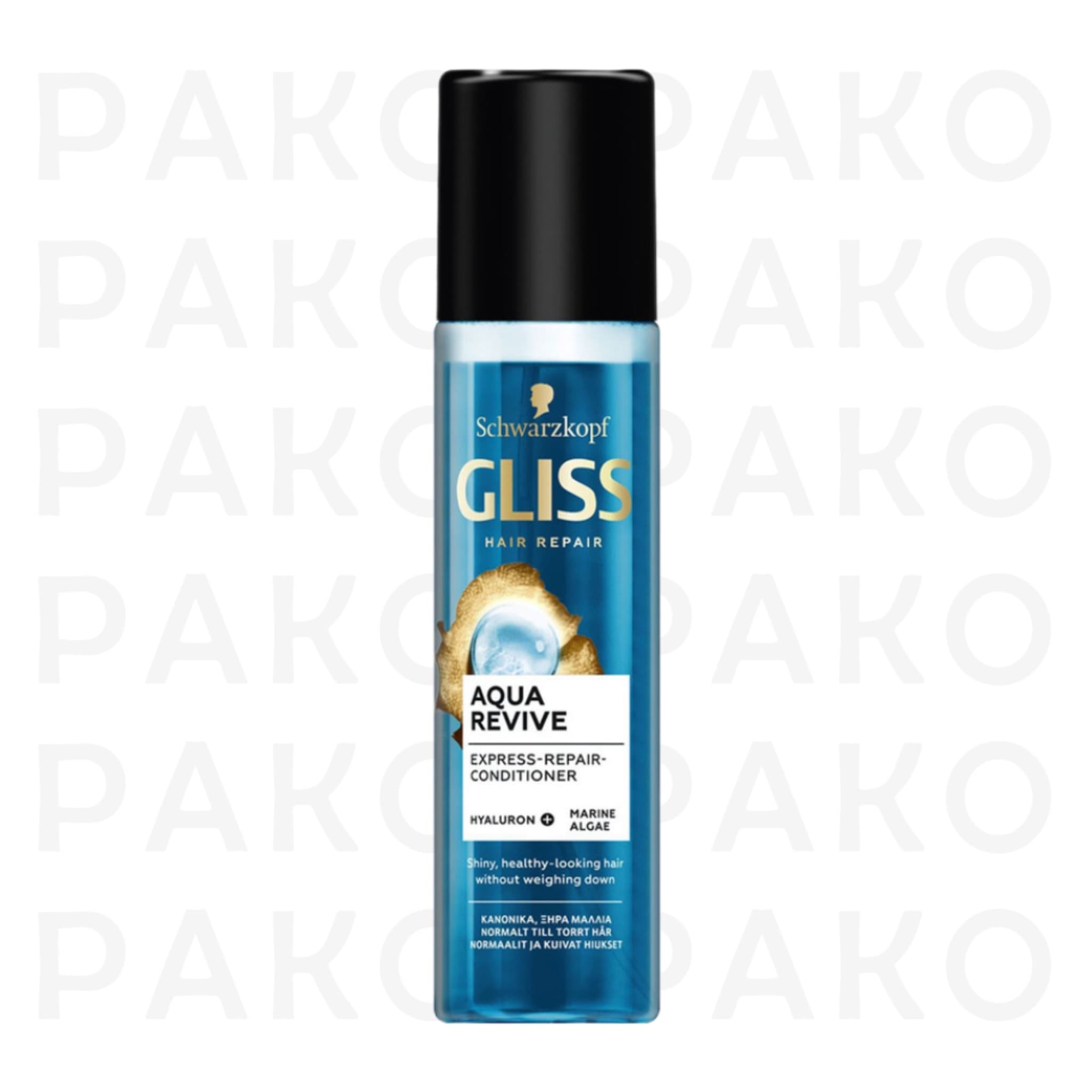 اسپري دوفاز گليس مناسب موهاي نرمال و خشك 200 ميل AQUA REVIVE gliss