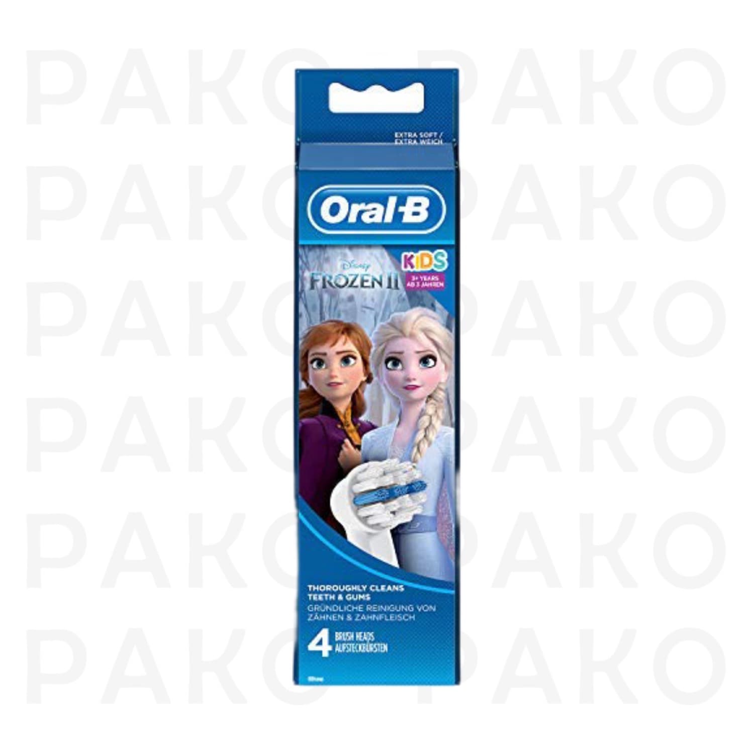 سر مسواك كودك فروزن 4 عددی اورال بی-ORAL-B — تصویر ۲