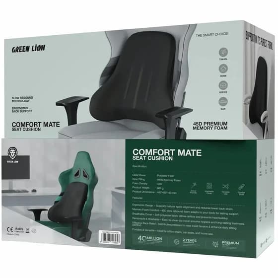 کوسن صندلی مموری فوم گرین لاین Comfort Mate — تصویر ۳