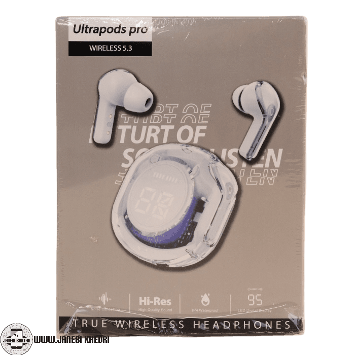 ایرپاد شیشه ای هندزفری اولتراپاد بی سیم مدل UltraPods Pro ا UltraPods Pro Wireless Earbuds Handsfree