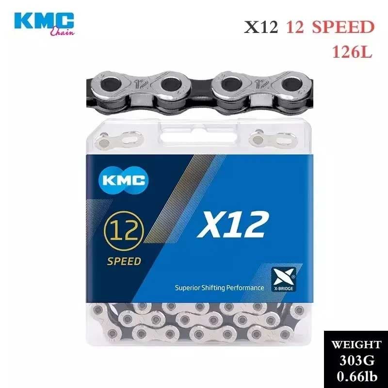 زنجیر ۱۲ سرعته دوچرخه کی ام سی | KMC X12 — تصویر ۳